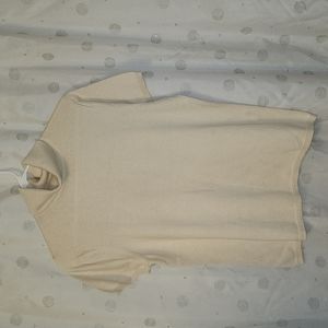 Talbots Petites Silk & Cashmere Short-sleeved Turtleneck Sweater